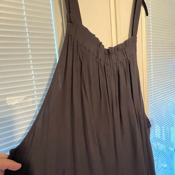 Suzanne Betro Charcoal Sleeveless Jumpsuit - Picture 4 of 5